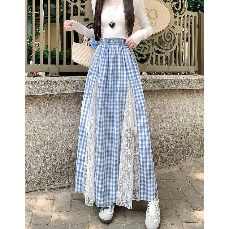 レース切り替えロングスカート | Ulysses | 詳細画像8 