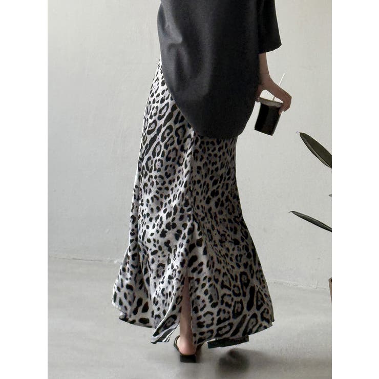 ヒョウ柄スリットゴム付きスカート | Ulysses | 詳細画像7 