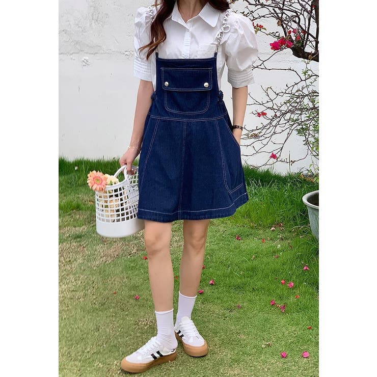 ショートデニムキャミワンピース | Ulysses | 詳細画像1 