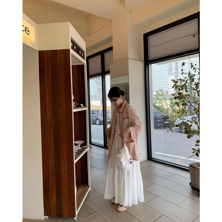 ハイウエストレース付きゴム付き切り替えスカート | Ulysses | 詳細画像7 