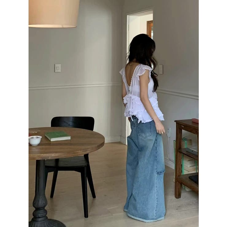 Vネックフリルリボントップス | Ulysses | 詳細画像5 