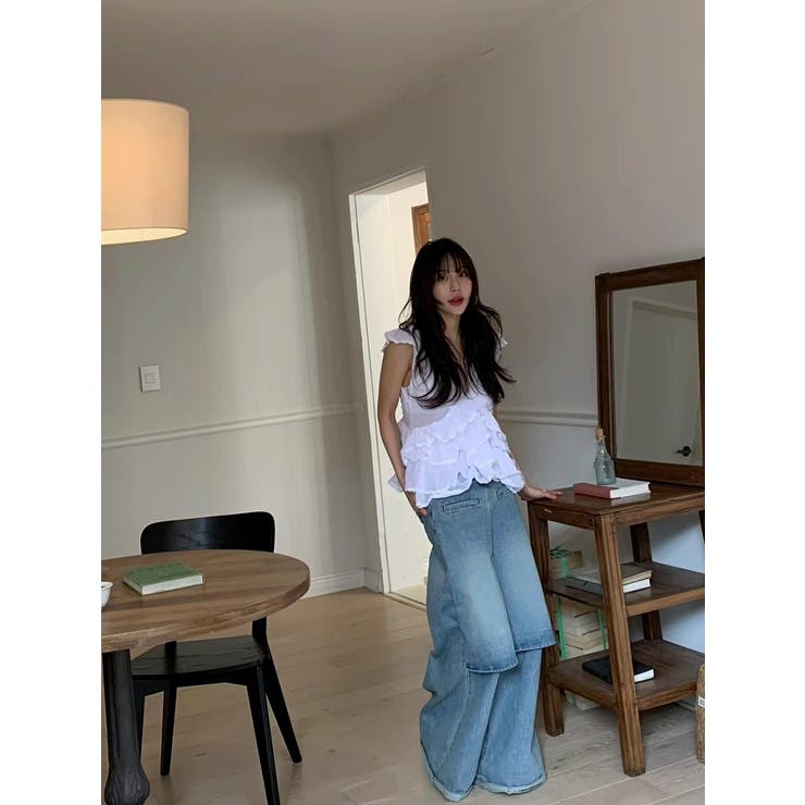 Vネックフリルリボントップス | Ulysses | 詳細画像8 