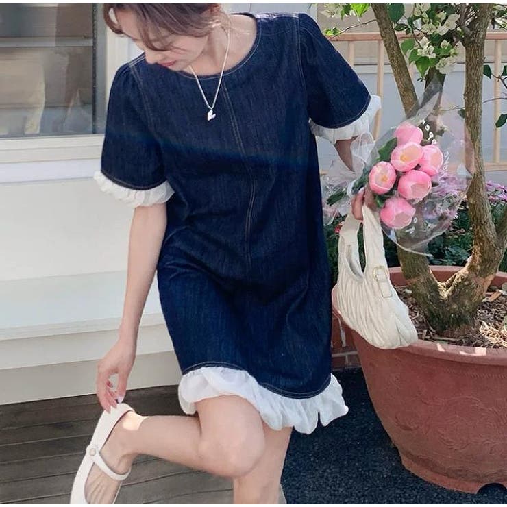 半袖デニムワンピース | Ulysses | 詳細画像6 