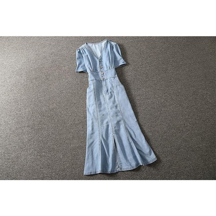 デニムマーメイド フィッシュテールスワンピース | Ulysses | 詳細画像4 