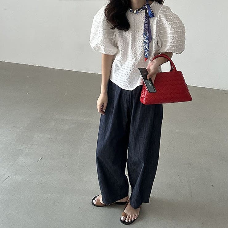 パフスリーブクルーネックトップス | Ulysses | 詳細画像3 