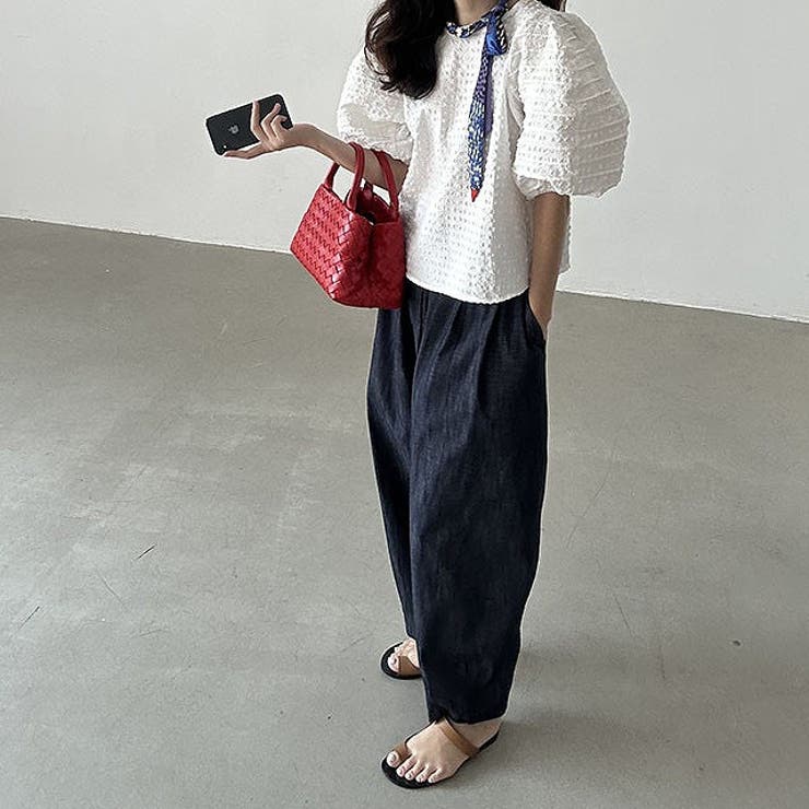 パフスリーブクルーネックトップス | Ulysses | 詳細画像6 