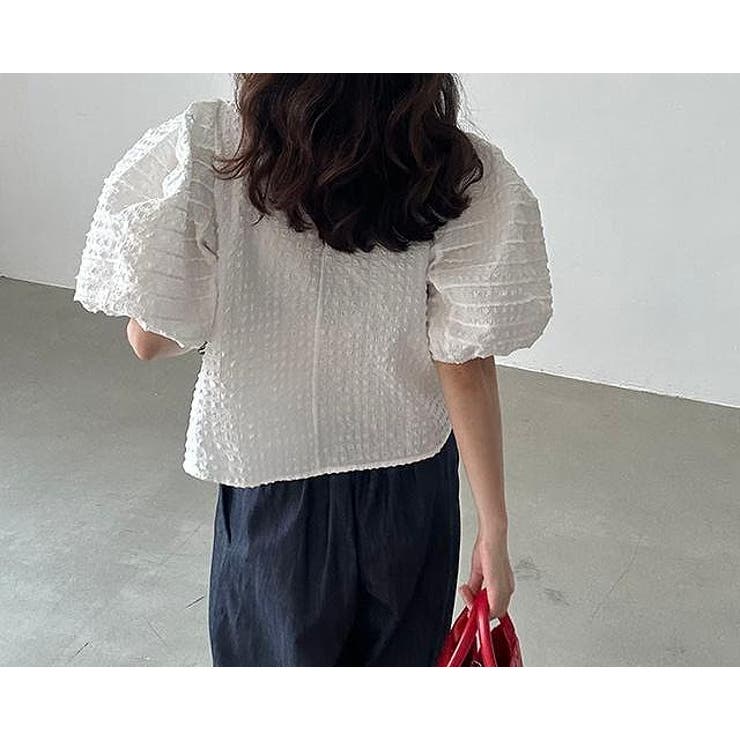 パフスリーブクルーネックトップス | Ulysses | 詳細画像8 