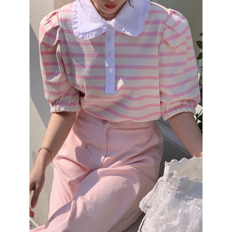 半袖ボーダートップス | Ulysses | 詳細画像2 