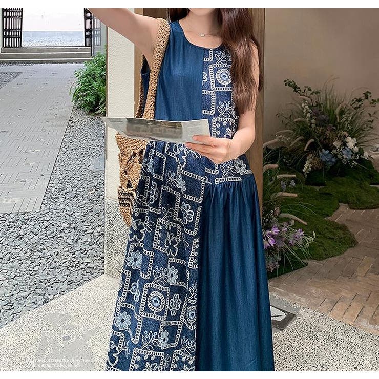 袖なし切り替えワンピース | Ulysses | 詳細画像1 