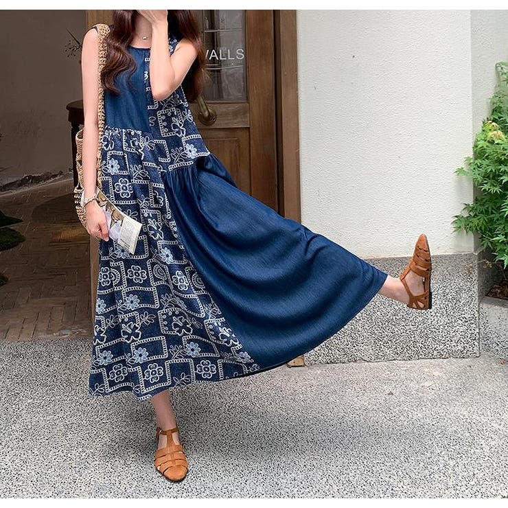 袖なし切り替えワンピース | Ulysses | 詳細画像3 