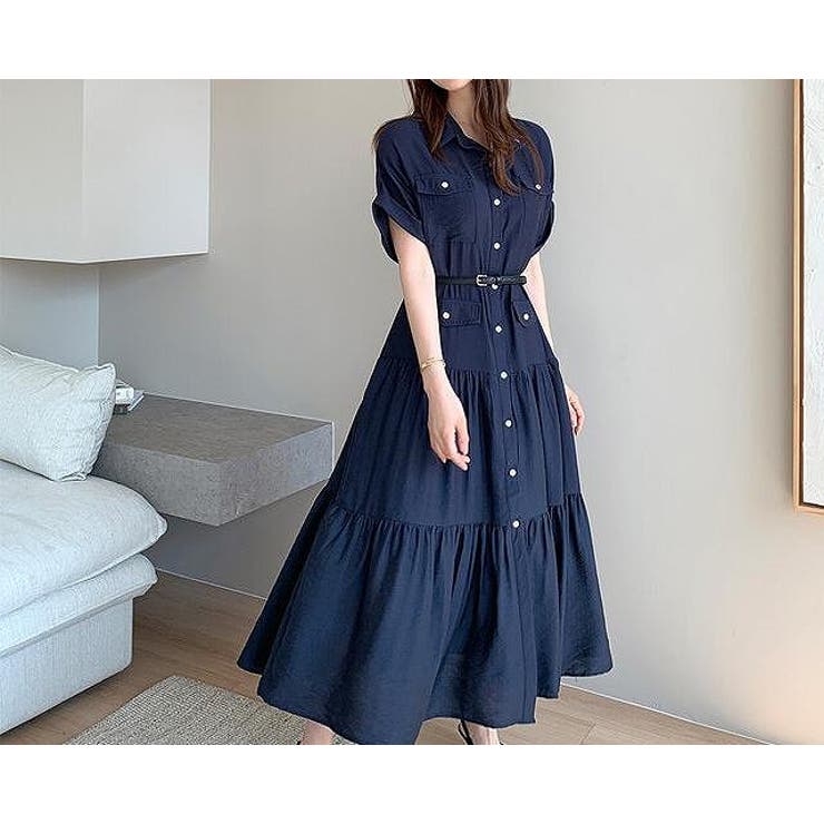 ベルト付き半袖ロングワンピース | Ulysses | 詳細画像5 