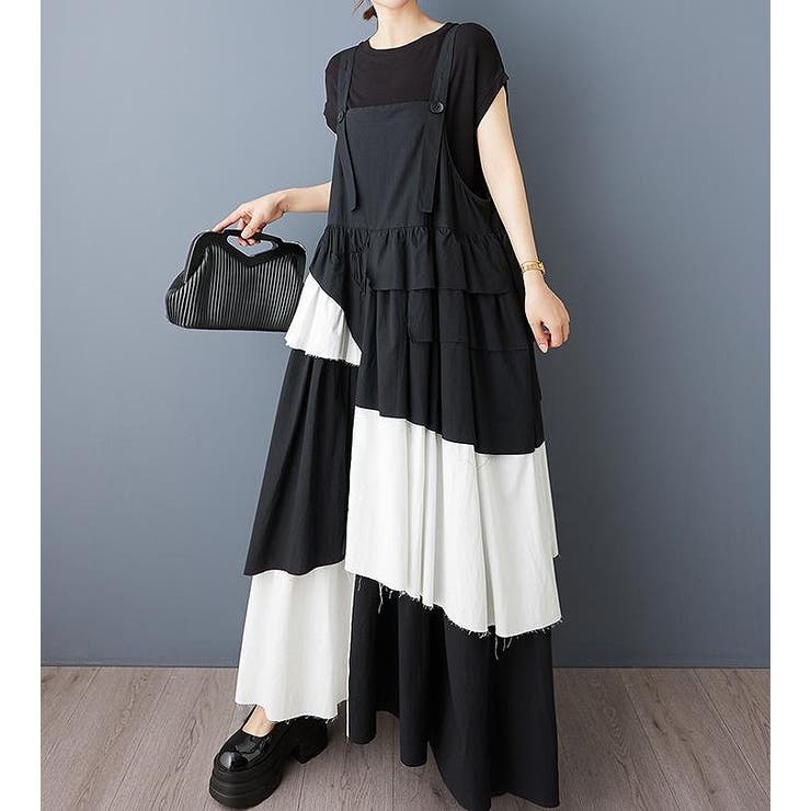 イレギュラー切り替えタンクトップワンピース | Ulysses | 詳細画像1 