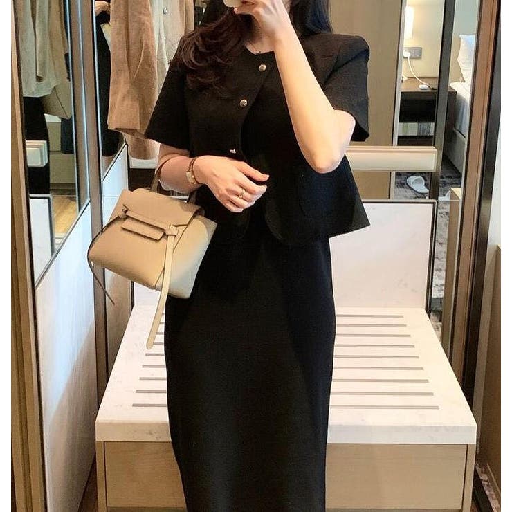 半袖ショートシングルブレストトップスジャケット | Ulysses | 詳細画像5 