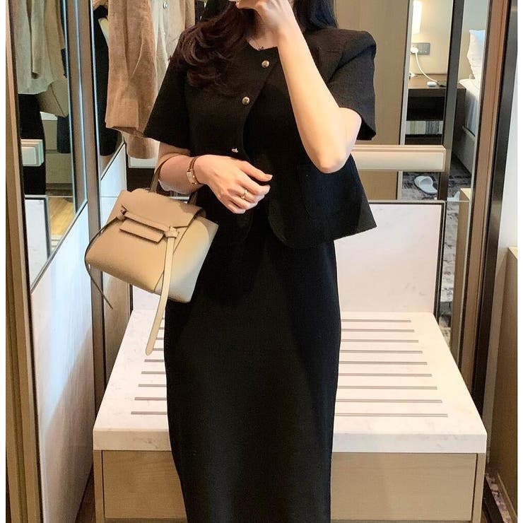 半袖ショートシングルブレストトップスジャケット | Ulysses | 詳細画像6 