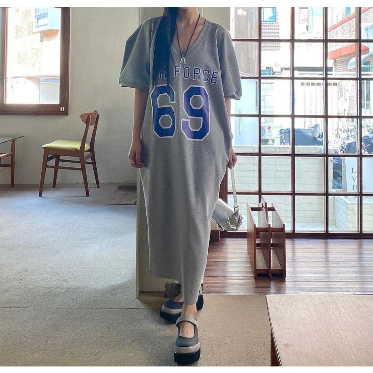 プリントVネック半袖ワンピース | Ulysses | 詳細画像2 