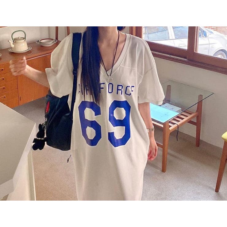 プリントVネック半袖ワンピース | Ulysses | 詳細画像5 