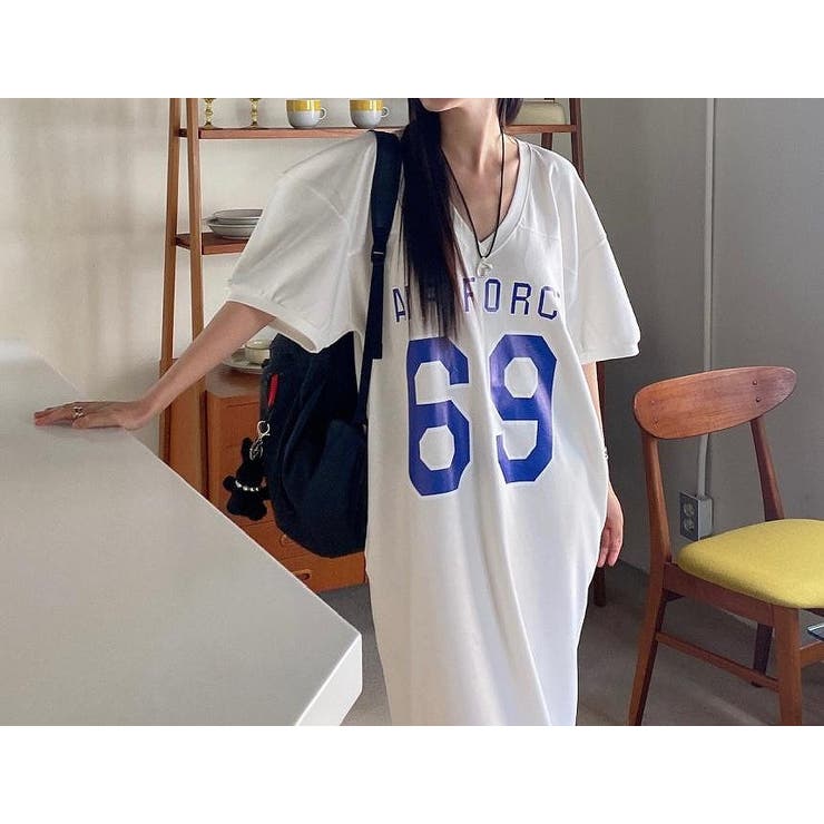 プリントVネック半袖ワンピース | Ulysses | 詳細画像6 