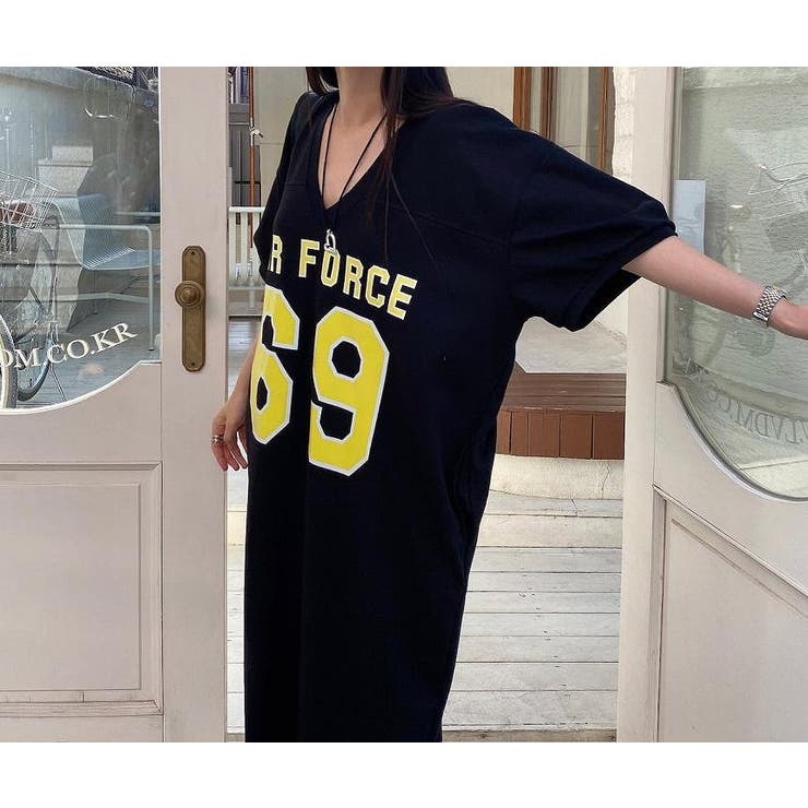 プリントVネック半袖ワンピース | Ulysses | 詳細画像7 