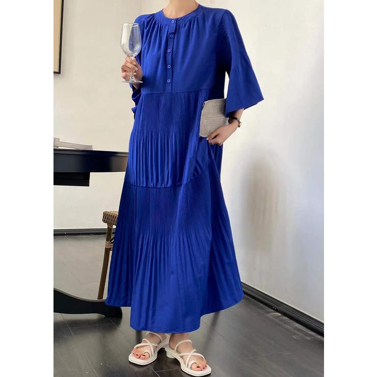 プリーツフレア袖ワンピース | Ulysses | 詳細画像4 