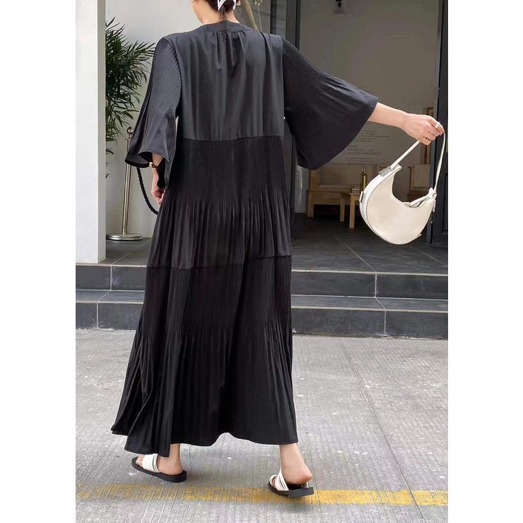 プリーツフレア袖ワンピース | Ulysses | 詳細画像5 