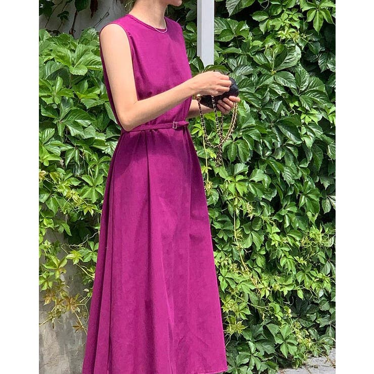 リボン袖なしワンピース | Ulysses | 詳細画像1 