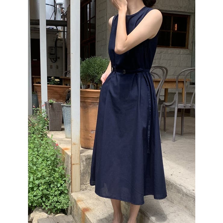 リボン袖なしワンピース | Ulysses | 詳細画像8 