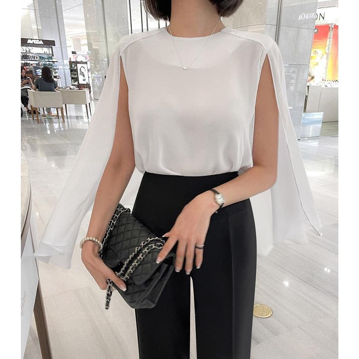 マント着袖なしトップス | Ulysses | 詳細画像1 