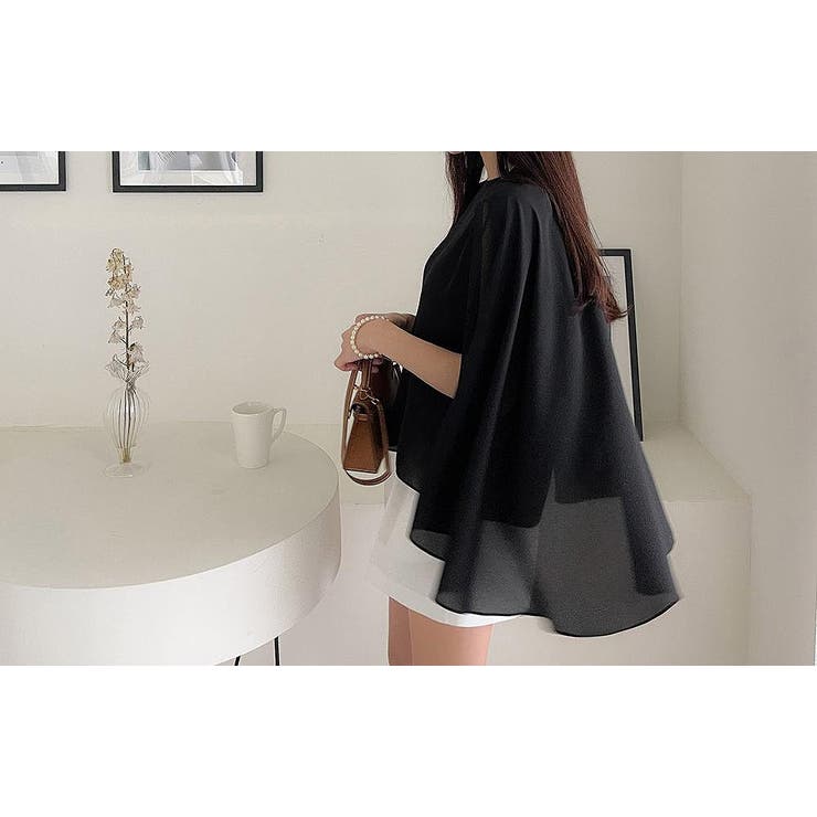 マント着袖なしトップス | Ulysses | 詳細画像5 