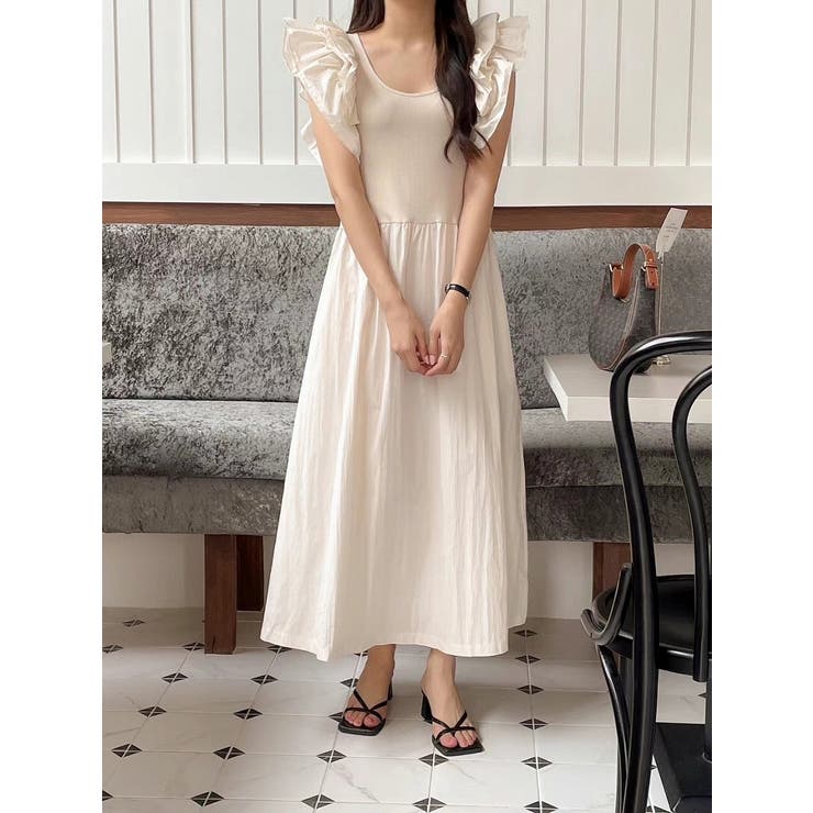 切り替え袖なしワンピース | Ulysses | 詳細画像6 