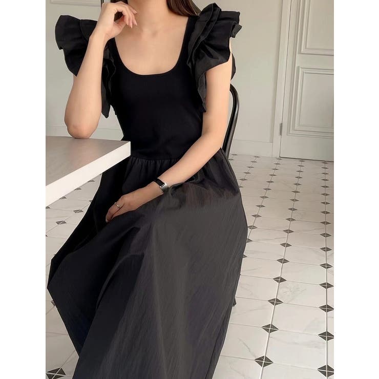 切り替え袖なしワンピース | Ulysses | 詳細画像9 