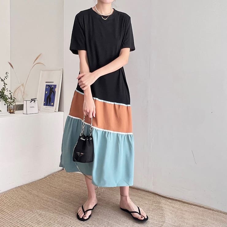 切り替え半袖ワンピース | Ulysses | 詳細画像8 