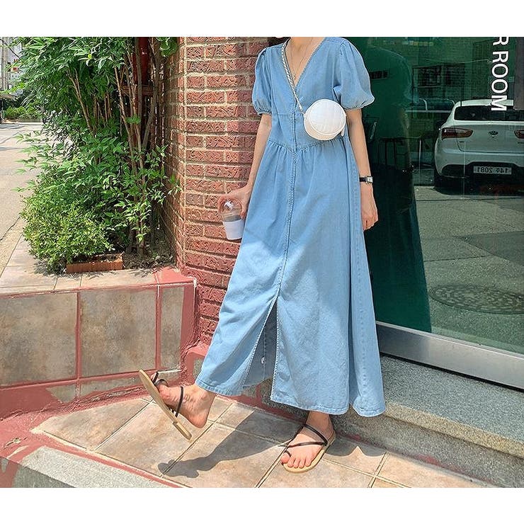 デニム半袖ワンピース | Ulysses | 詳細画像8 