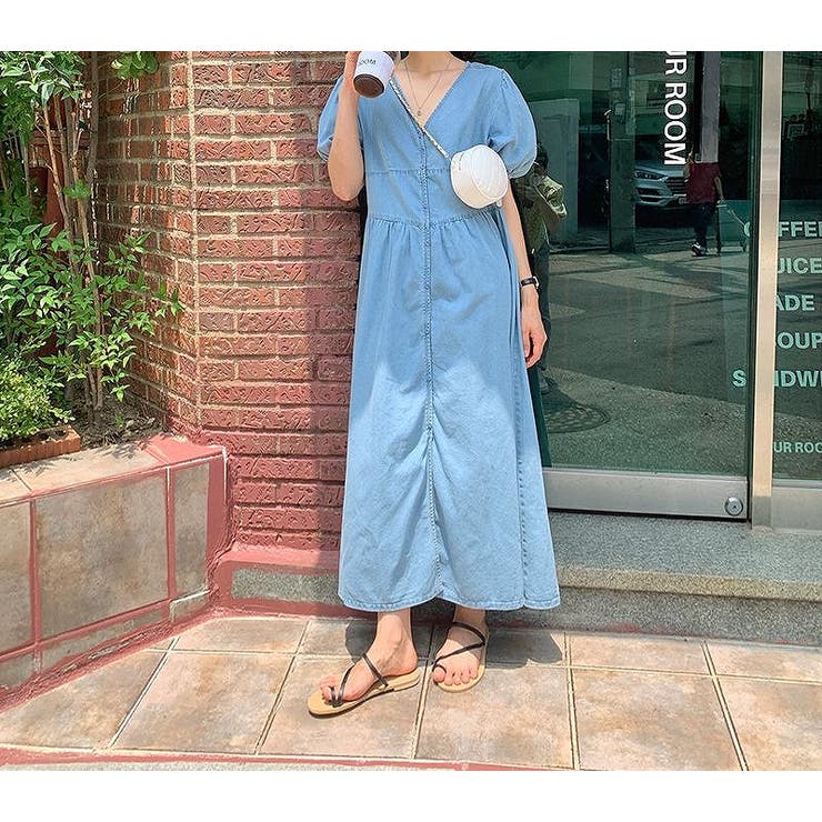 デニム半袖ワンピース | Ulysses | 詳細画像9 