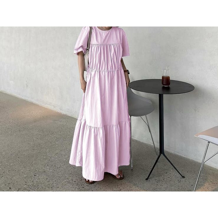 ドローストリング半袖ワンピース | Ulysses | 詳細画像4 