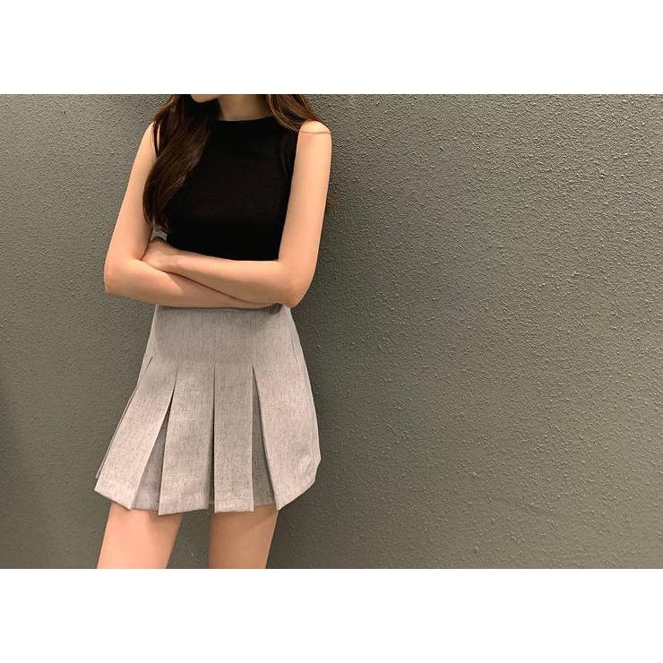 ブラック | 袖なしニットトップス | Ulysses