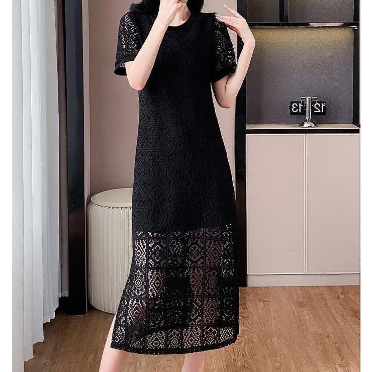 半袖パンチングレースワンピース | Ulysses | 詳細画像6 