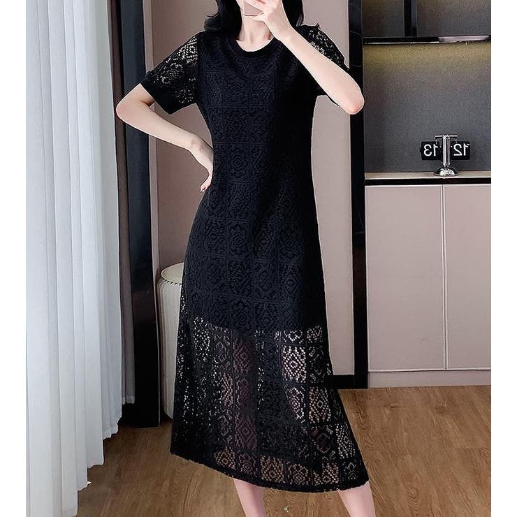 半袖パンチングレースワンピース | Ulysses | 詳細画像8 