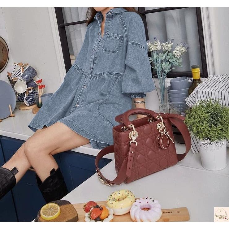 デニム長袖ワンピース | Ulysses | 詳細画像1 