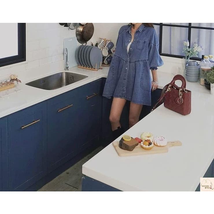 デニム長袖ワンピース | Ulysses | 詳細画像4 