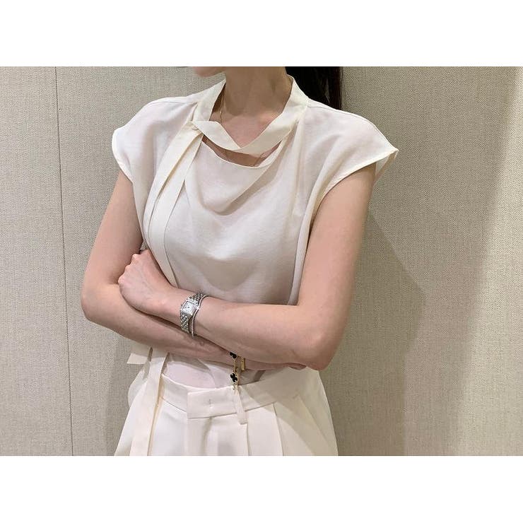 リボン袖なしトップス | Ulysses | 詳細画像4 