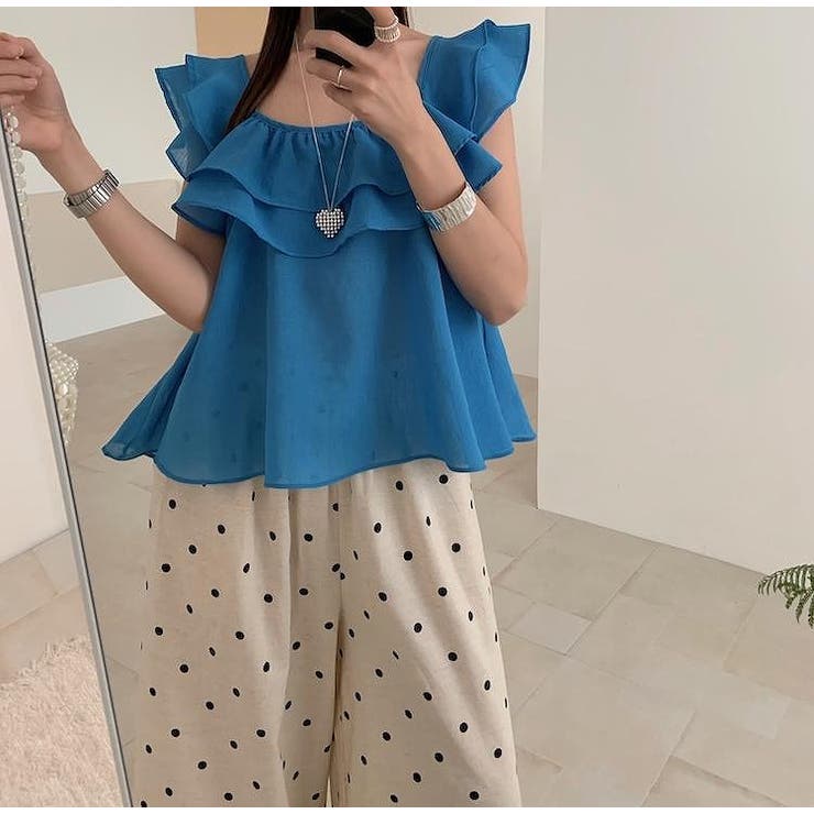 リボンフリル袖なしトップス | Ulysses | 詳細画像6 