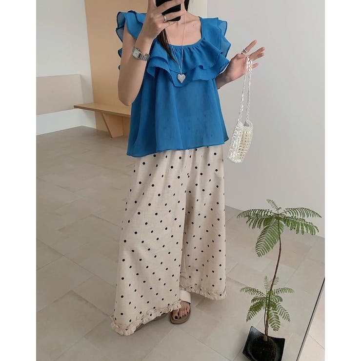 リボンフリル袖なしトップス | Ulysses | 詳細画像8 