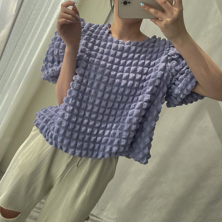 パフスリーブ半袖トップス | Ulysses | 詳細画像2 