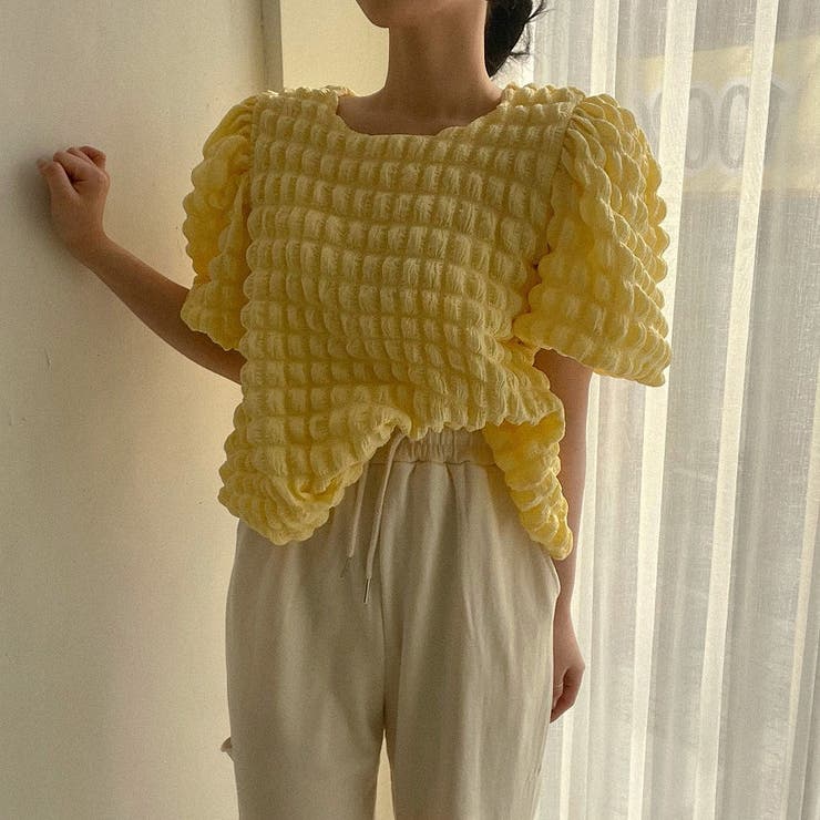 パフスリーブ半袖トップス | Ulysses | 詳細画像4 