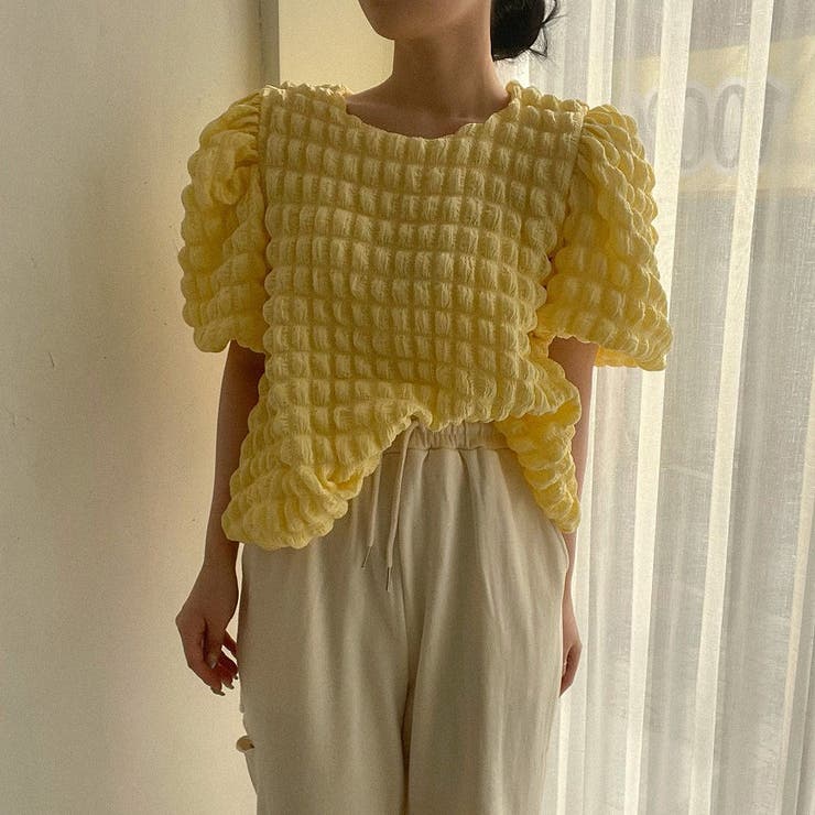 パフスリーブ半袖トップス | Ulysses | 詳細画像5 