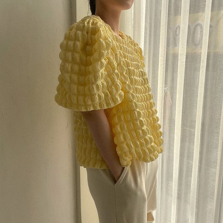 パフスリーブ半袖トップス | Ulysses | 詳細画像6 