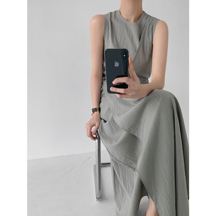 リボン袖なしワンピース | Ulysses | 詳細画像1 