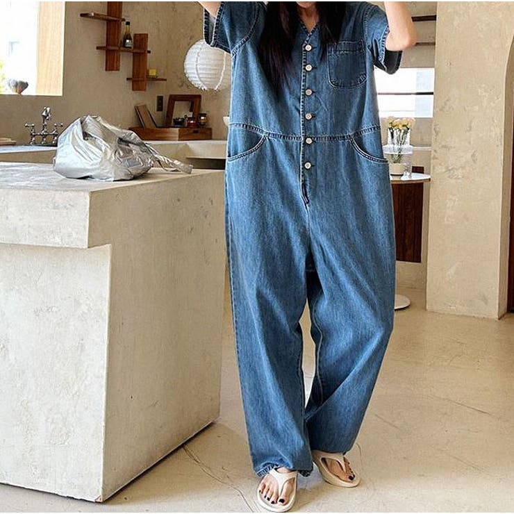 半袖デニムサロペット | Ulysses | 詳細画像1 