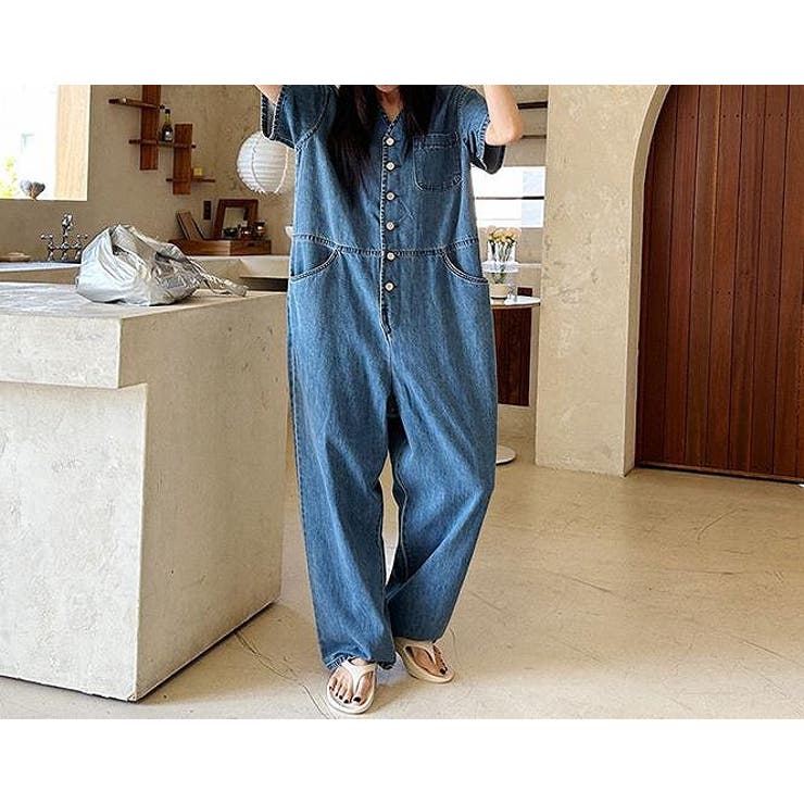 半袖デニムサロペット | Ulysses | 詳細画像2 