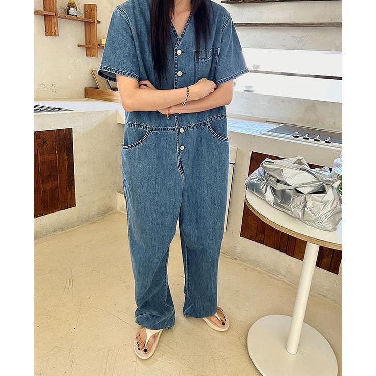 半袖デニムサロペット | Ulysses | 詳細画像3 